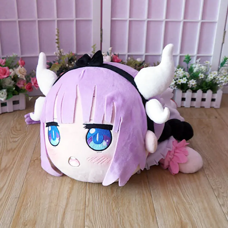 Anime Kobayashi Plush Doll Kobayashi-san Chi no Maid Dragon Kanna Kamui Model Toy for Pillow Cushion Big size 52cm | Игрушки и хобби