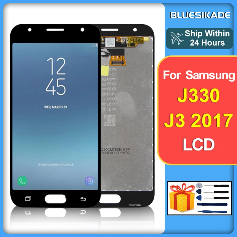 Для Samsung Galaxy J3 2017 LCD SM-J330G J330F дисплей сенсорный экран дигитайзер для J330 J330F/DS