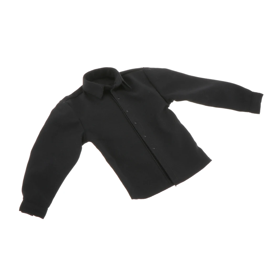 

1/6 Mans Long Sleeve Formal Shirt for DML 12inch Action Figure Accessory