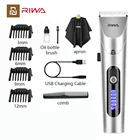 Машинка для стрижки волос Xiaomi Riwa, профессиональный триммер с LED экраном, моющийся, перезаряжаемый