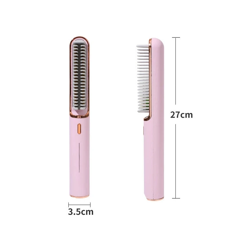 

Многофункциональные Инструменты для укладки и завивки волос с отрицательными ионами 3 в 1, плойка, вращающаяся расческа для завивки волос, п...