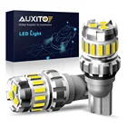 Светодиодные лампы AUXITO 1200Lm W16W T15, Canbus OBC, безошибочный светодиодный резервный свет 921, 912, W16W, автомобильная лампа заднего хода D030, ксеноновая белая, 12 В, 6500K