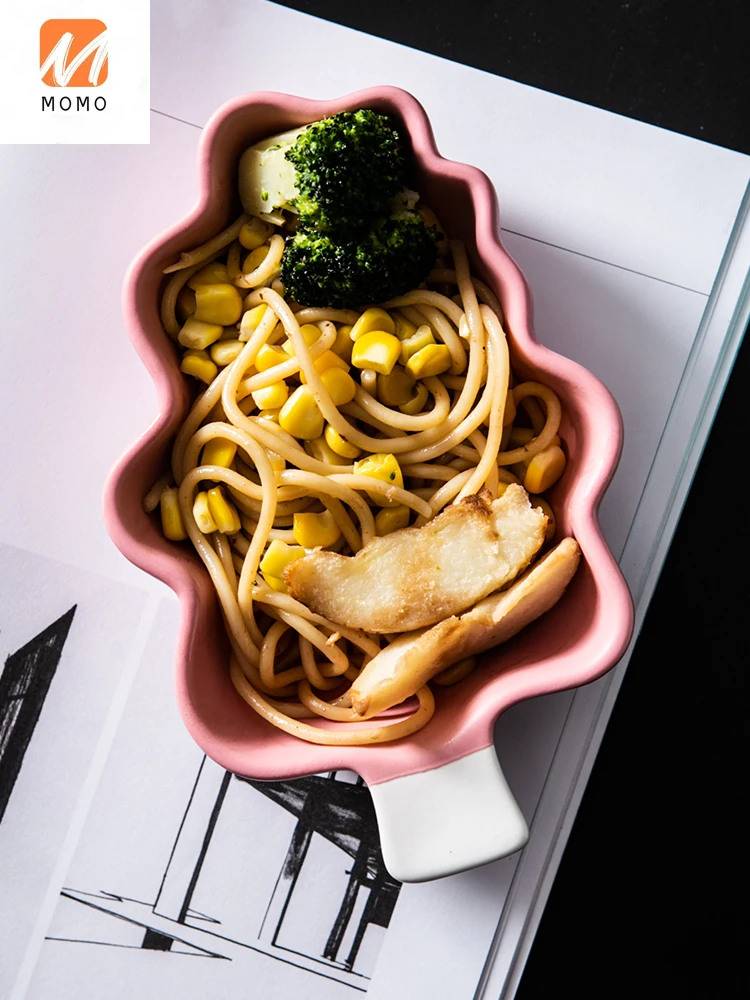 

Creative Matte Glaze Ceramic Breakfast Bowl Dessert Bowl Fruit Salad Bowl Cute Ice Cream Bowl Milkshake Ice Cream Bowl