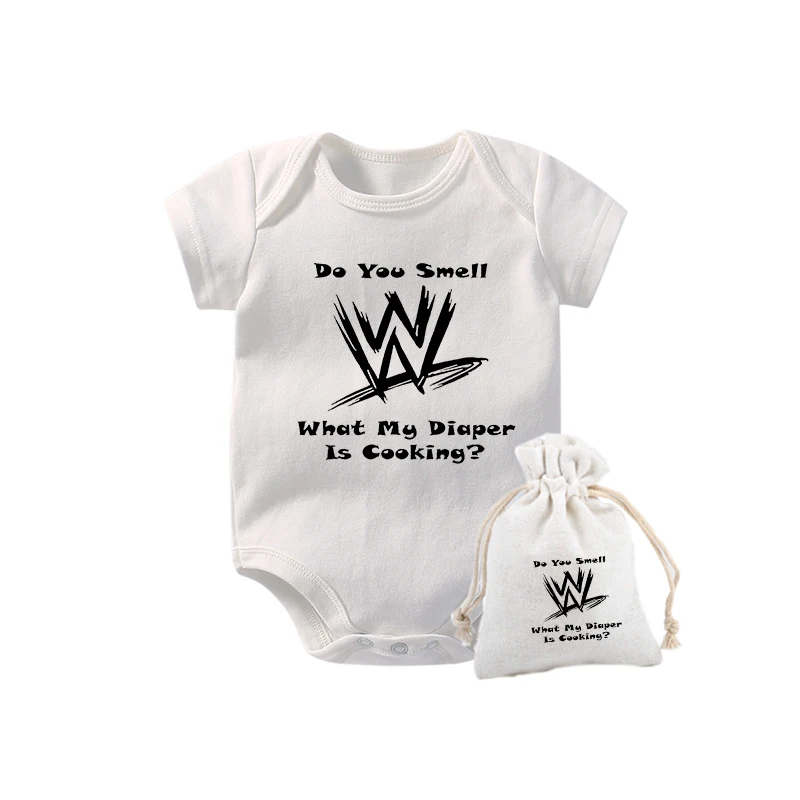 YSCULBUTOL/Детские боди с сумкой милый белый комплект одежда для маленьких девочек