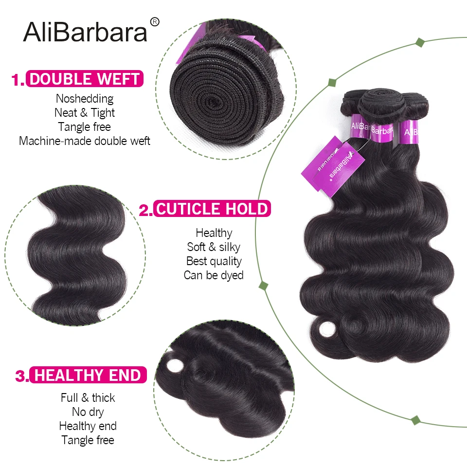 Перуанские волнистые пучки 100% человеческие волосы Реми искусственное