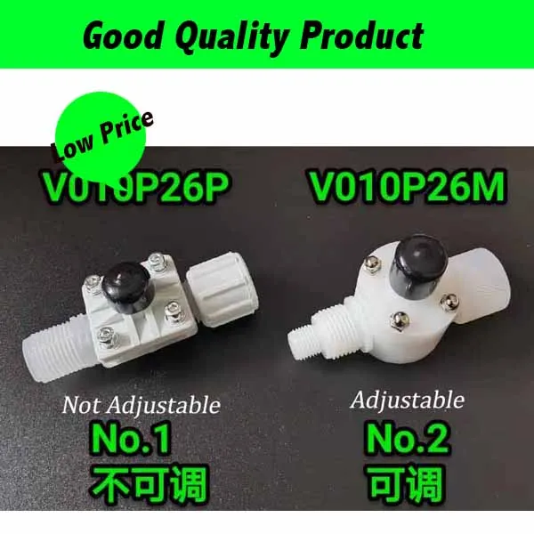 Пластиковый мембранный дозирующий насос с обратным давлением регулируемый