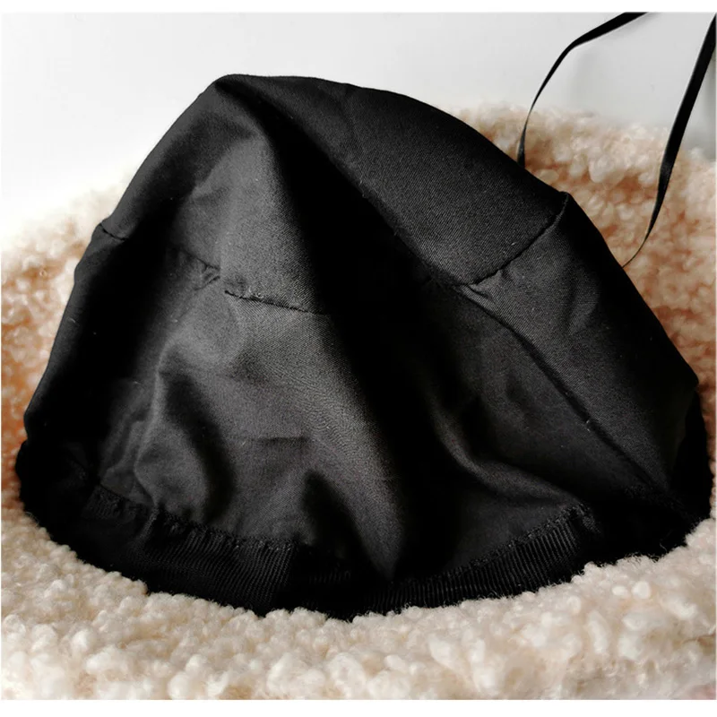 Шапка-Панама детская зимняя из хлопка с овечьей шерстью | Детская одежда и обувь