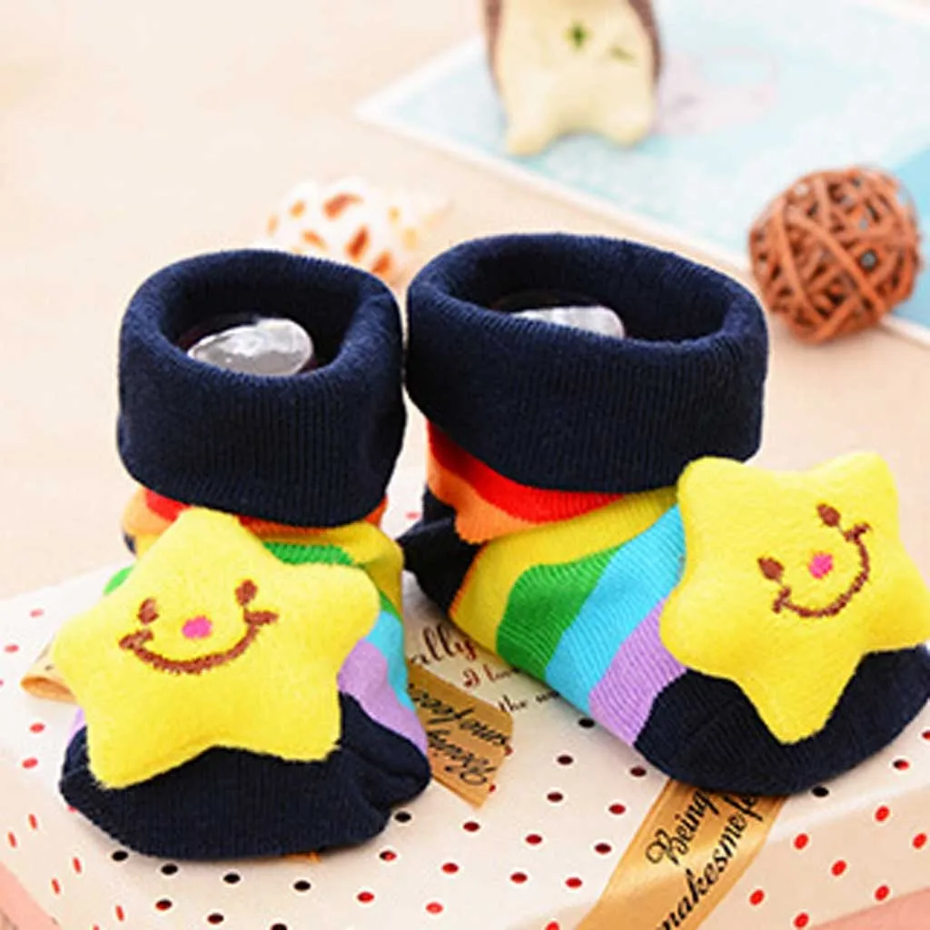 

Baby Socks Newborn Girls Boys Cartoon Anti-Slip Socks Keep Warm Infants Socks Slipper Shoes Boots Children Floor Socks bebes