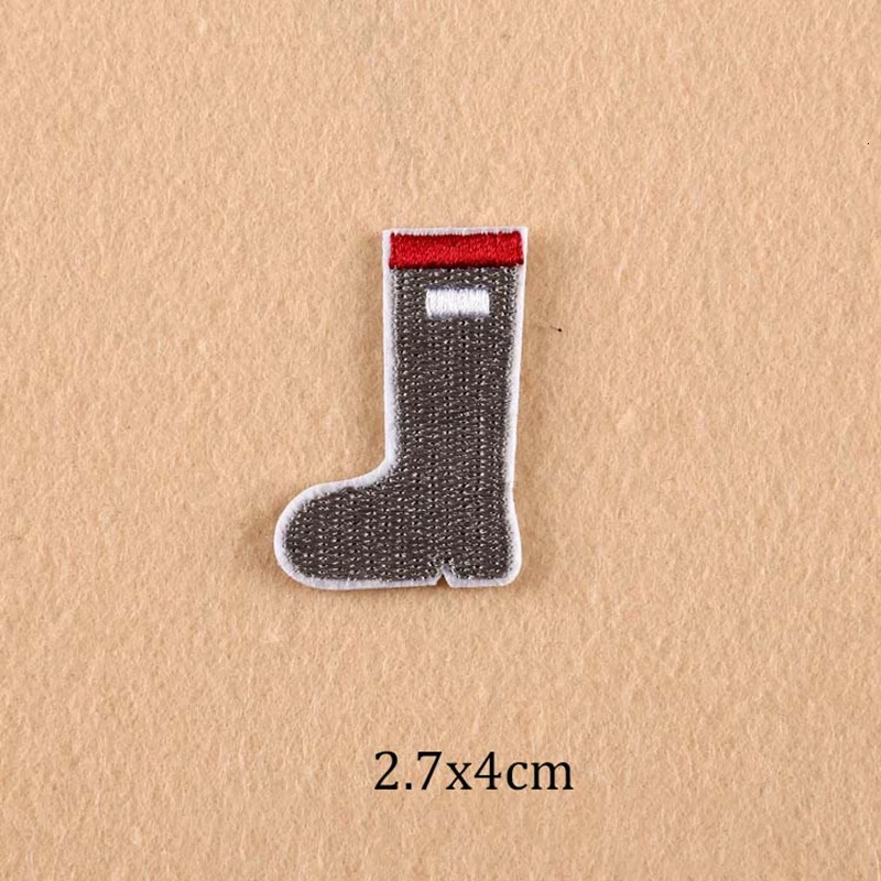 Мультяшные цветные Аппликации одежда футболка женские рождественские носки