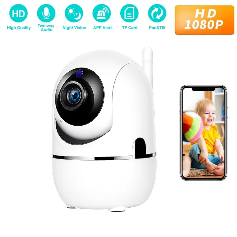 360 градусов 1080P HD Smart Dog IP камера беспроводная CCTV P2P видеоняня Wifi TF карта H.264