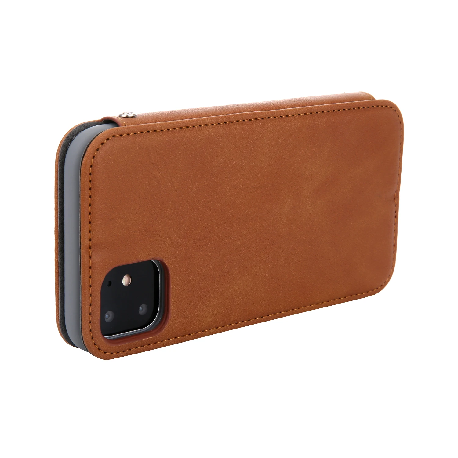 Винтажный кожаный чехол-книжка для iphone 11 Pro противоударный мягкий чехол из ТПУ с