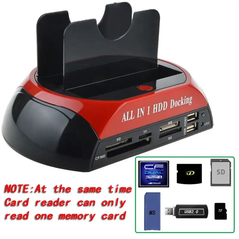 IDE SATA Dual все в 1 HDD док станция жесткий диск Hdd 2 5 3 ридер Usb 0 US внешний корпус Корпус