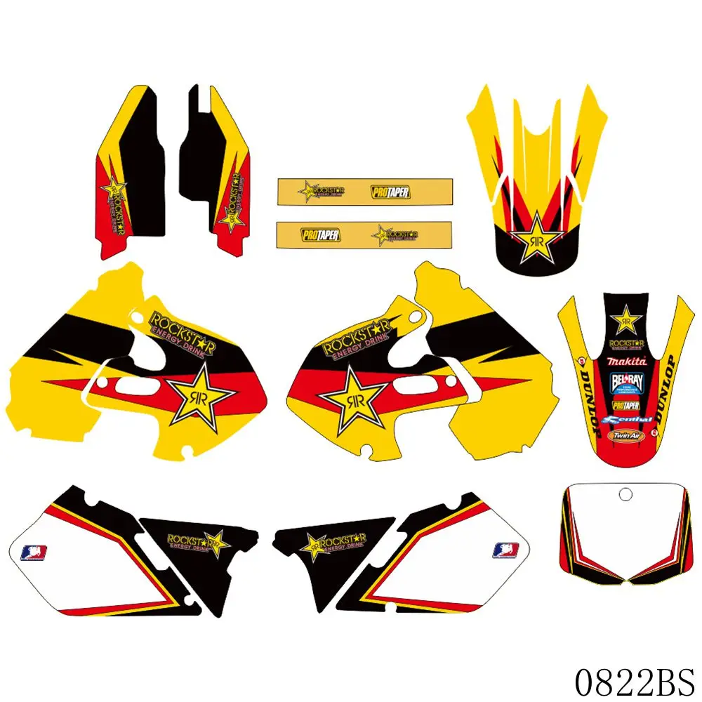 Наклейки с полной графикой наклейки на задний план мотоцикла имя под заказ