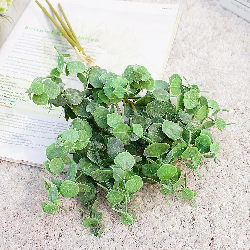 5 шт./комплект искусственные растения эвкалипта для украшения