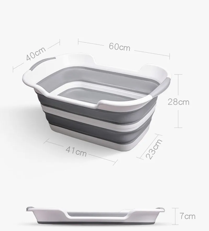 

Multifuntional Folding Pet Dog Shower Pet Bathtub Foldable Laundry Storage Basket Clothes Sundries Container for Household