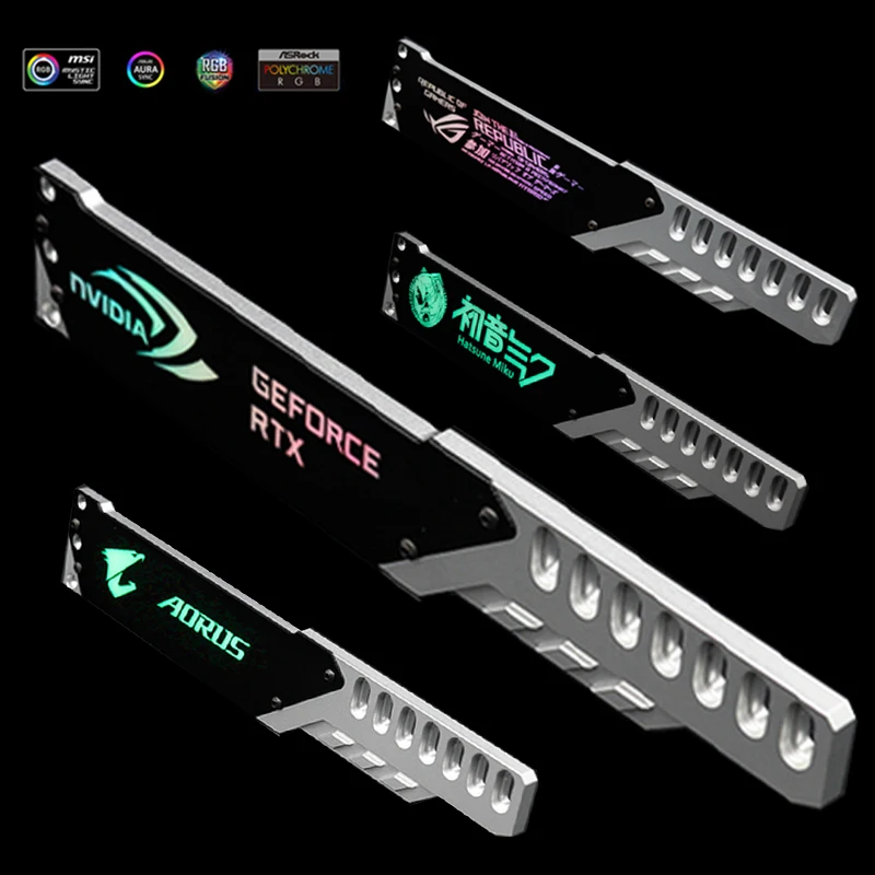 Видеокарта стенд Jack для мобильных телефонов с секцией Алюминий 5V 3PIN заголовок A RGB