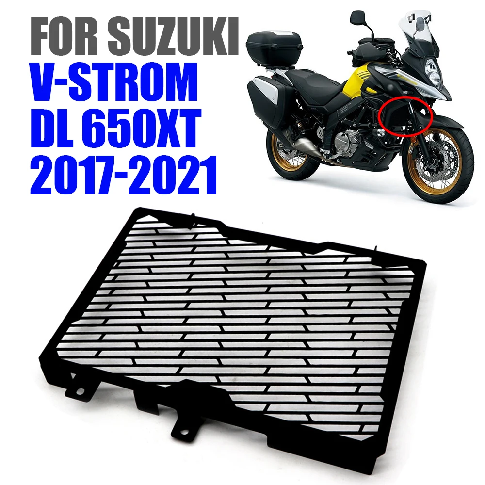 

Motorcycle Radiator Grille Guard For SUZUKI DL650XT V-strom 650 XT DL Vstrom 650XT 2017 - 2021 Protector Grill Protection Cover