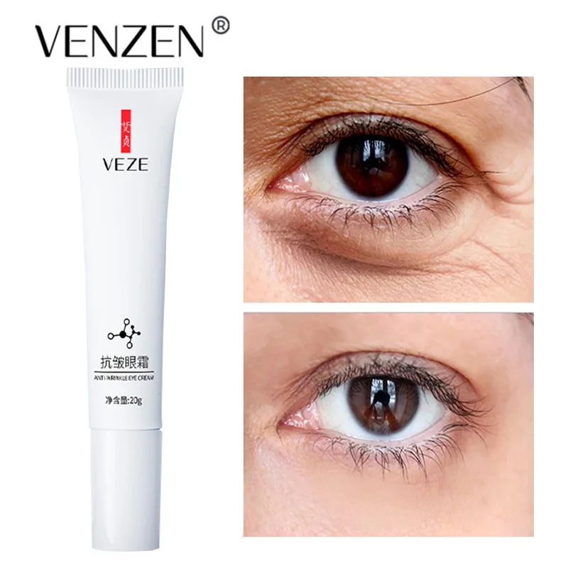 Anti-Aging Eye Cream Improve Eyes Wrinkles Firming Lifting Crows Feet Eye Serum Hyaluronic Acid Moisturizing Massage Eyes Care