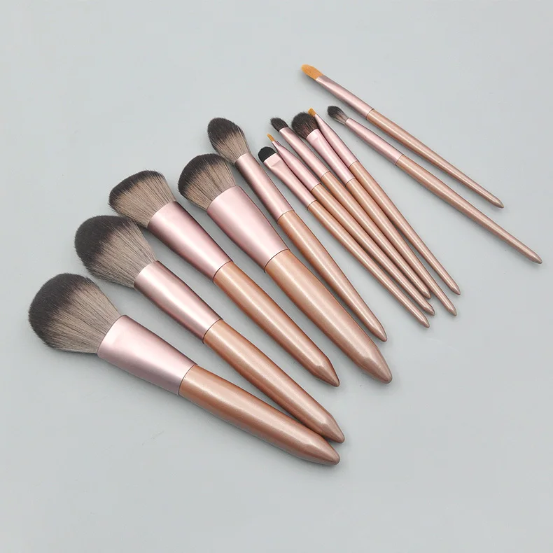 Новая горячая Распродажа 12 штук коническая кисть с деревянной ручкой набор