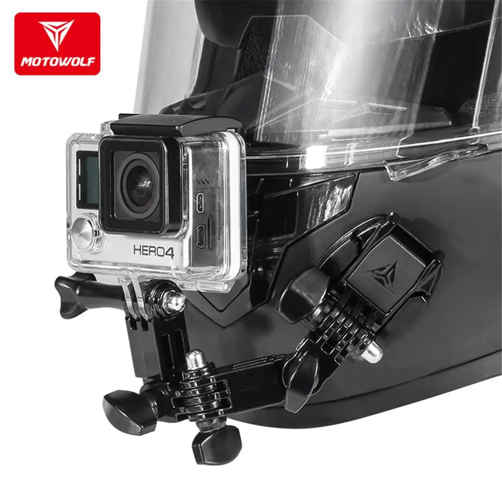 Крепление для экшн-камеры MOTOWOLF с вращением на 360 градусов YI Xiaomi Gopro Hero