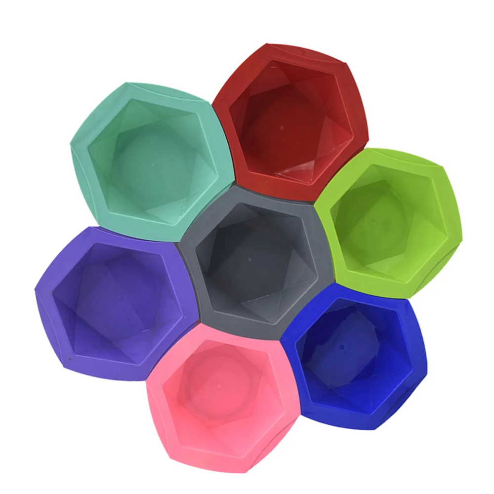 

7 Color Professional Tinting Bowl Hair Coloring Dyeing Bowl Hair Oil Treatments Tools for Home Barber Shop