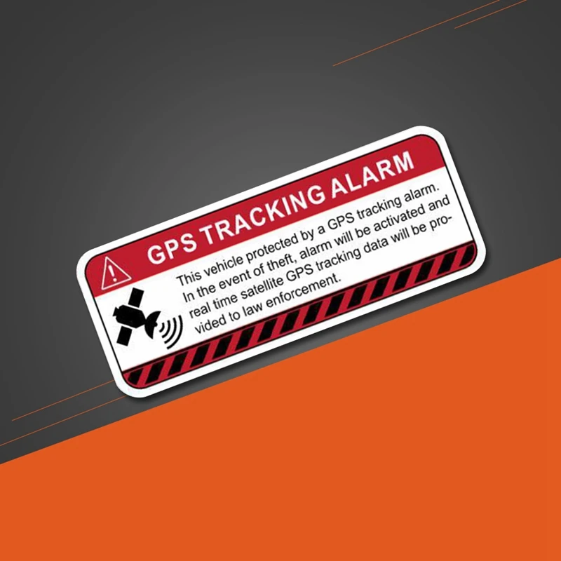 Автомобильная наклейка GPS трекер Предупреждение лизация Светоотражающая