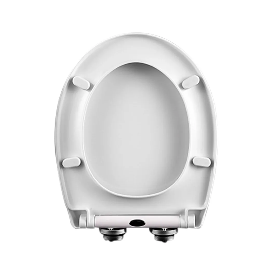 Бесшумный дизайн сиденье на унитаз кремово белый не желтеющий мягкий