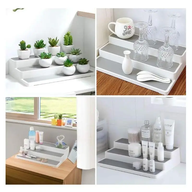 Хорошее качество трехуровневая лестница приправа выдвижной ящик для хранения