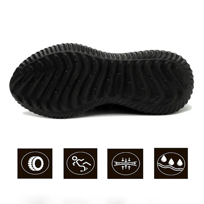 SUADEEX/Рабочая обувь со стальным носком устойчивая к проколу защитная для мужчин и