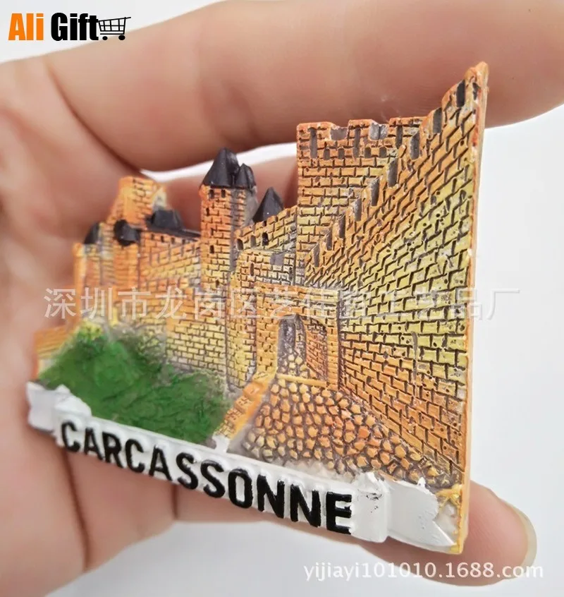 Французские туристические сувениры креативная трехмерная рефрижераторная