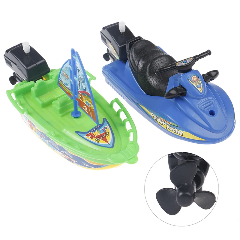 

1 шт. скоростной корабль, заводная игрушка, поплавок в воде, детские игрушки, Классические заводные игрушки, игрушка для душа и ванны для дете...