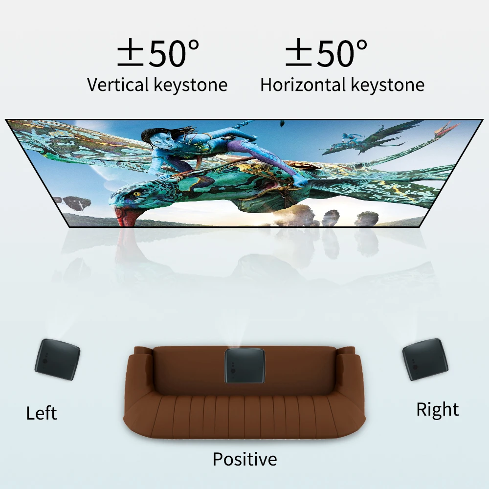 Проектор 4K видео Android операционная система Бесплатная доставка Beamer Wifi