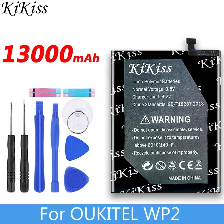 Аккумулятор для OUKITEL WP2 WP 2 6 0 дюйма MTK6750T 4 + 64 ГБ 10000 мАч|Аккумуляторы мобильных