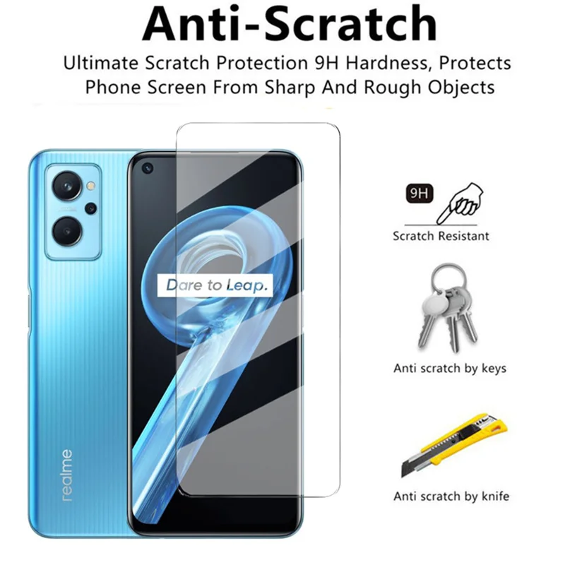 9H Tempered Glass For realme 9i 9 Pro Plus Screen Protector realme 8 pro Realme 8 8i Glass realme9i Protective Film realme 9 i