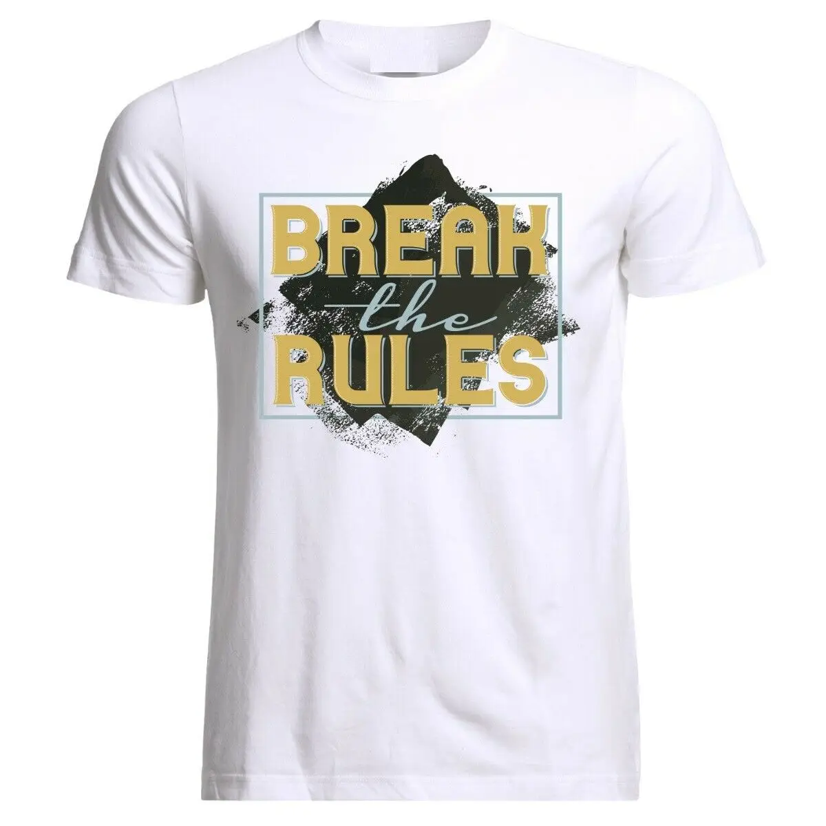 

2021 New Break The Rules T-Shirt Men's Summer Short-sleeved Cotton O-neck T-shirt Summer Women Tops Tees