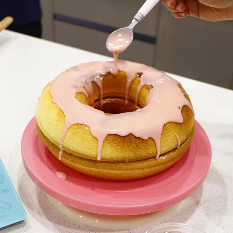 5 размеров антипригарным кольцо олова торта Алюминий саварен Гигантский Пончик