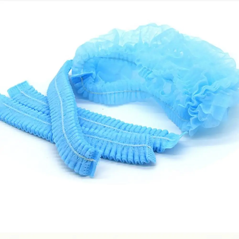 Disposable Hair Net Caps Shower SPA Salon Anti Dust Non Woven Medical Cap Makeup Tools Styling Beauty Accessories | Красота и