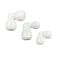 14 38 ro tubing elbow connector 90 degrees l shape push to connect fittings for water filter system aquarium 100 pcs