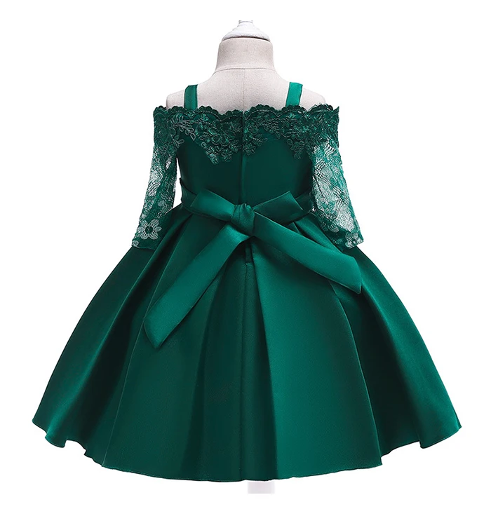 Платье для маленьких девочек 3-10 лет; Летнее Детское атласное платье с вышивкой; Одежда для девочек; платье для дня рождения; элегантные платья принцессы для малышей