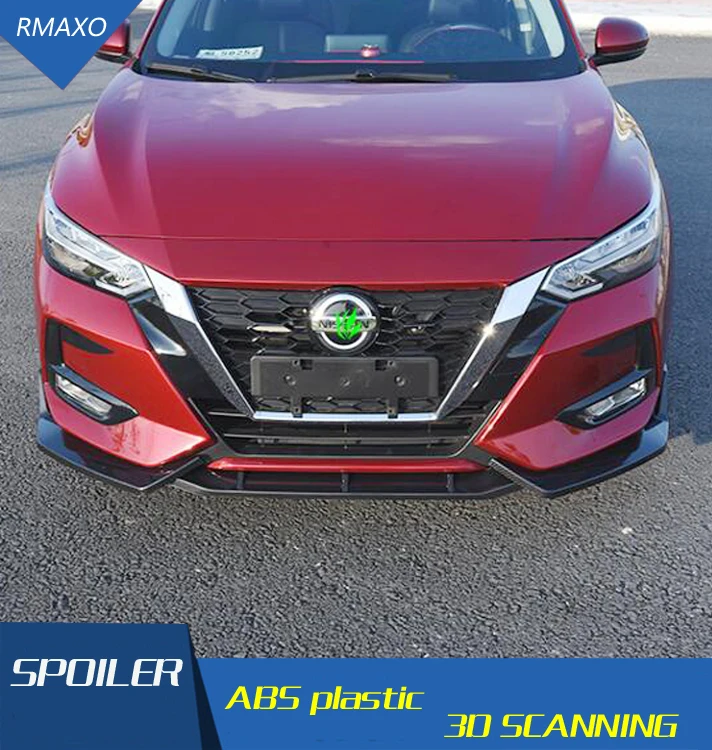 Для Sentra задний спойлер 2020 ABS передний бампер диффузор защитные бамперы для после