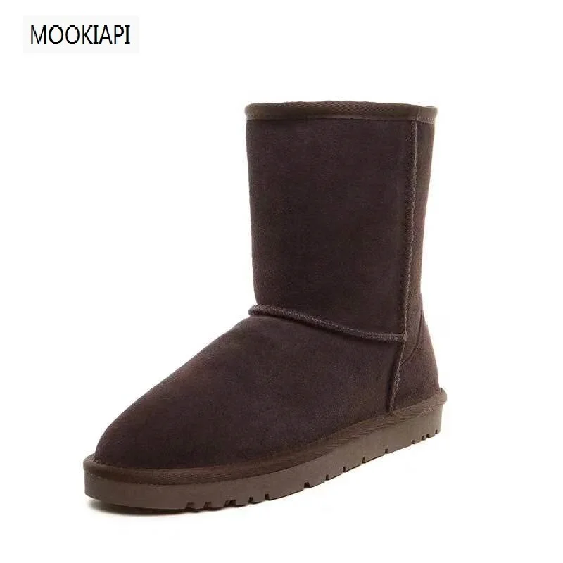 В 2019 году новейшие высококачественные мужские зимние ботинки из натуральной