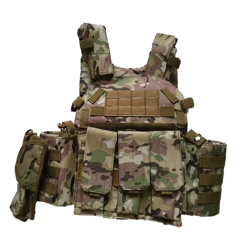 Molle сp Multicam камуфляж тактический жилет тела броню пластины Перевозчик Airsoft 6094 M4