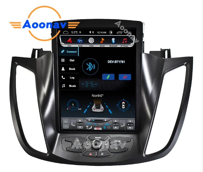 Kaufen Vertikale Großen Bildschirm DSP Einheit Auto GPS Radio Stereo-multimedia-Player Für-ford Kuga Flucht 2013-2018 Auto GPS Navi Navigation