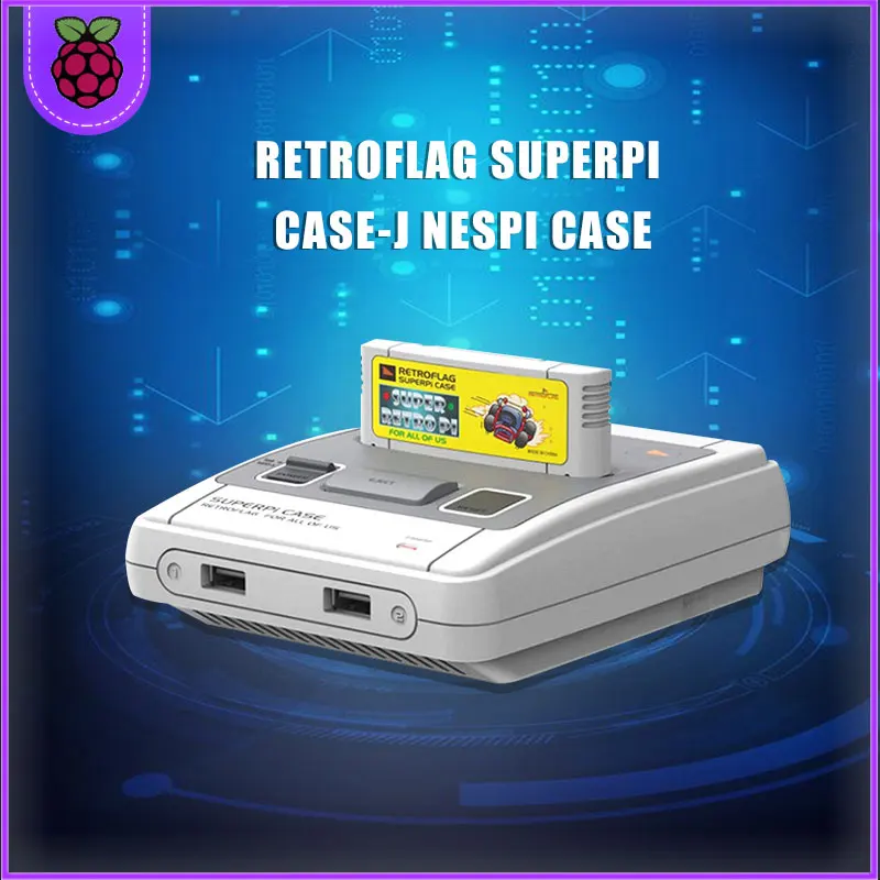 

Retroflag SUPERPi CASE-J NESPi CASE for Raspberry Pi 3B/2B Plus (3B+/2B+)/3B cooling fan + radiator + gamepad