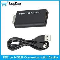 lcckaa for ps2 to hdmi 480i480p576i audio video converter adapter with 3 5mm audio output supports for ps2 display modes