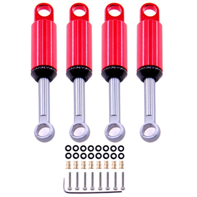 4 шт. металлический мини-амортизатор для гусеничного автомобиля 1/24 RC SCX24 90081 AXI00001 |