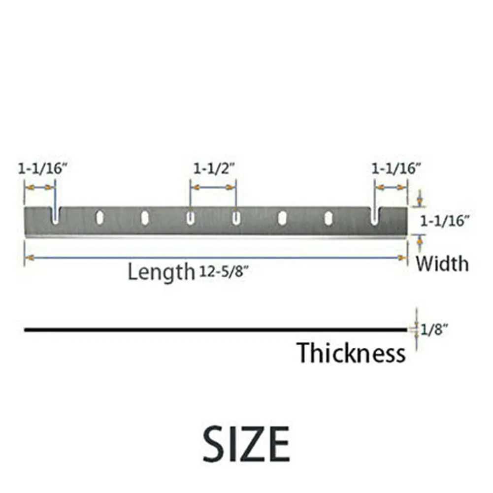 

For DW733 Blades Blades Planers Replacement 12-5/8 Inch 2PCS Durable Parts