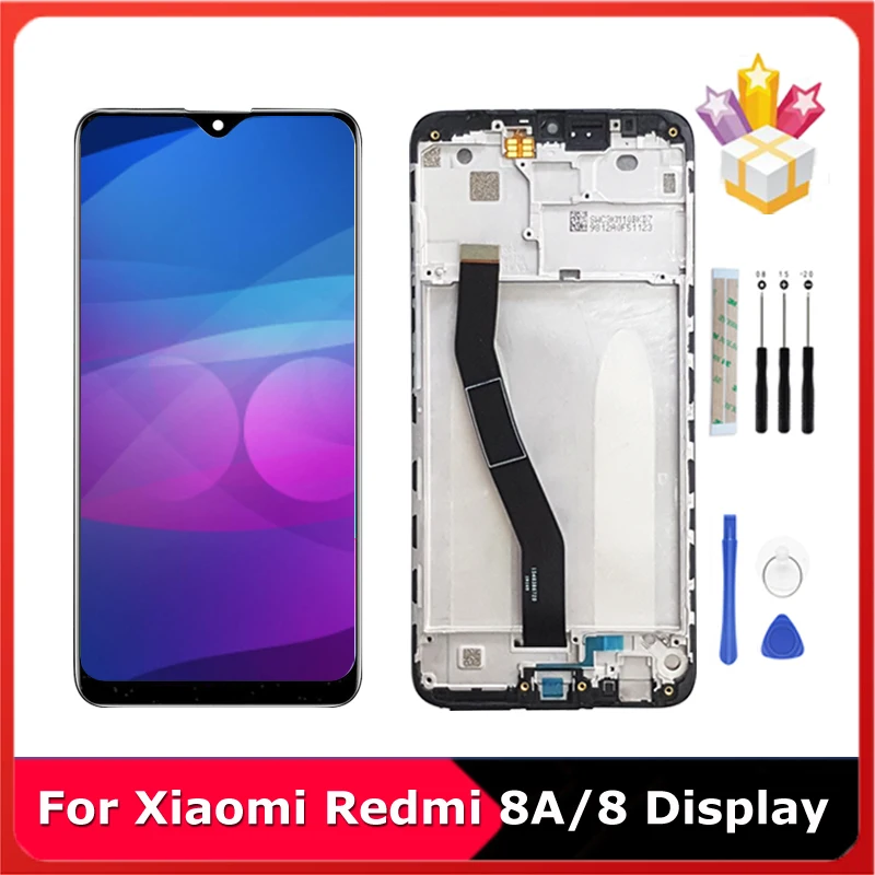 

6.22" For Xiaomi Redmi 8A LCD Display Digitizer Assembly For Redmi 8 lcd Panel Touch Screen Replacement With Frame Repair Tools
