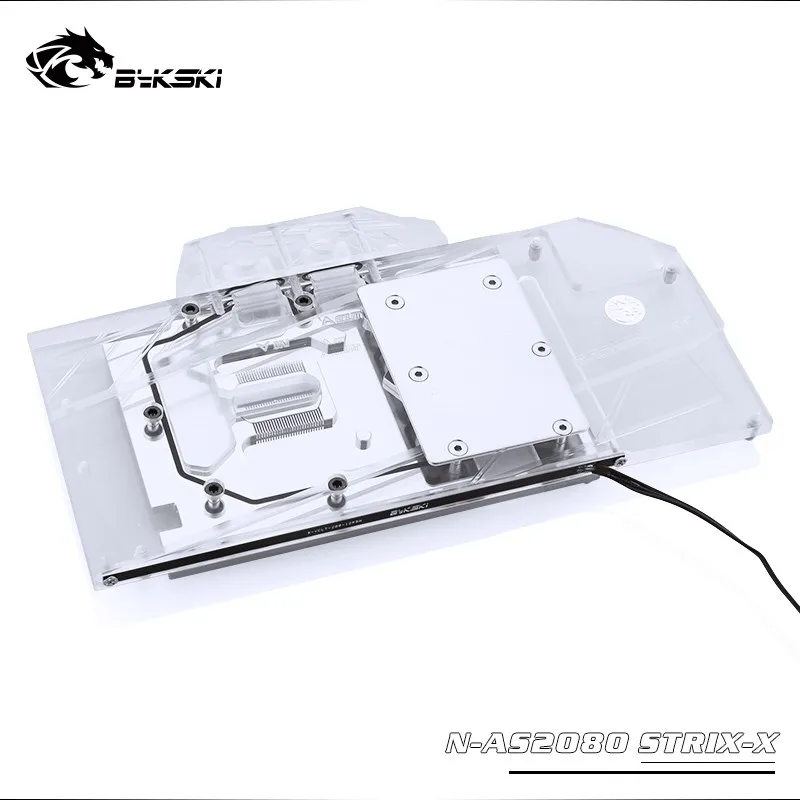 

Bykski Gpu Water Block use for ASUS ROG STRIX RTX2080 OC/2080-O8G-GAMING/RTX 2070 SUPER/ RTX2080S/ Compatible Original backplate