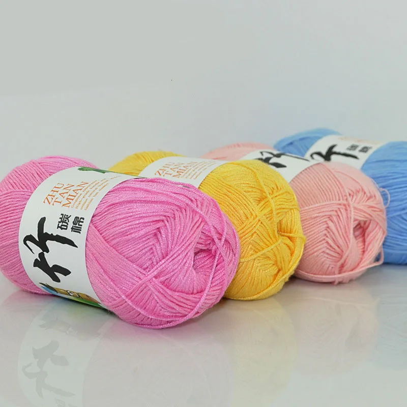 50 г/шар в тонкой бамбуковой древесной хлопковой детской нитке детский шерстяной